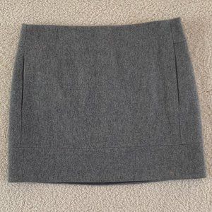 J. Crew Wool Mini Skirt with Pockets